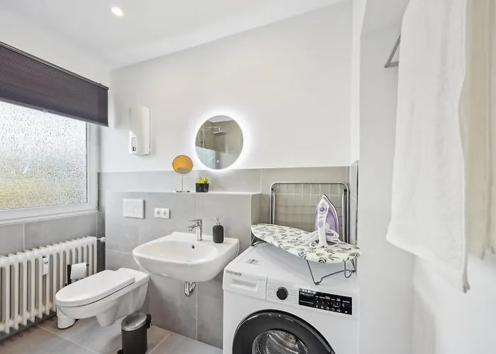 Ddhomes- Firmen & Monteure App - 6 Pers,balkon,zentral, Smarttv 巴特埃姆斯