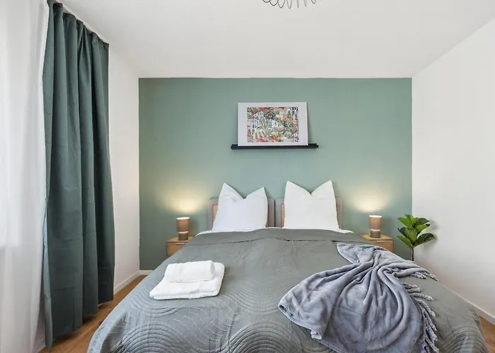 Ddhomes- Firmen & Monteure App - 6 Pers,balkon,zentral, Smarttv * 巴特埃姆斯