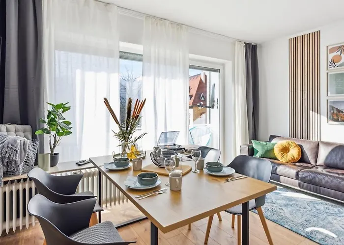 Ddhomes- Firmen & Monteure App - 6 Pers,balkon,zentral, Smarttv 巴特埃姆斯